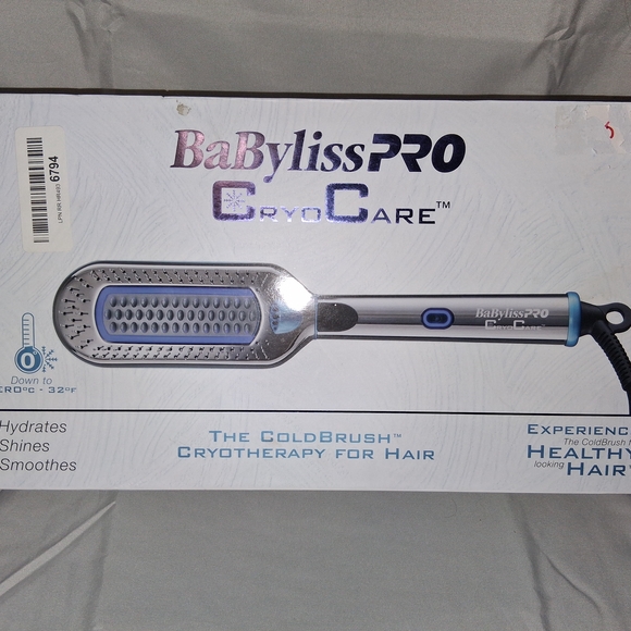 BaByliss Accessories - BaByliss PRO Cryo Care Cold Brush in Silver and Blue